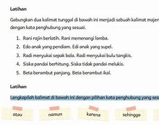 Badan Pak Beruang Besar Tetapi Matanya Kecil Kalimat Majemuk Mengandung Konjungsi